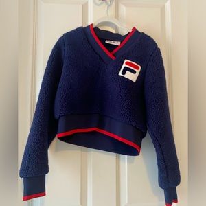 FILA women’s XS cropped sweatshirt